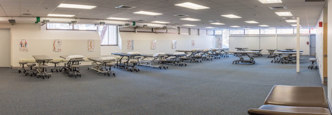 UConn DPT Lab space with mobilization tables